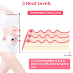 Portable Heating Pad For Cramps Fast Heating with 3 Heat Levels and 3 Massage Modes