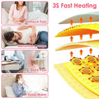 Portable Heating Pad For Cramps Fast Heating with 3 Heat Levels and 3 Massage Modes
