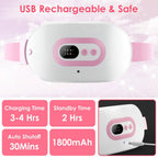 Portable Heating Pad For Cramps Fast Heating with 3 Heat Levels and 3 Massage Modes