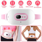 Portable Heating Pad For Cramps Fast Heating with 3 Heat Levels and 3 Massage Modes