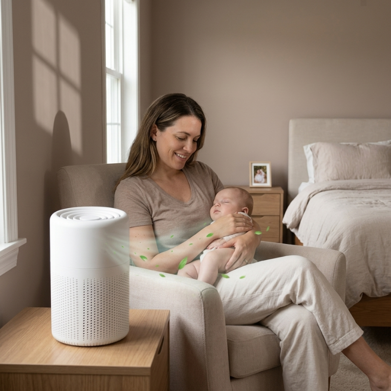 Portable HEPA Air Purifier for Home & Office