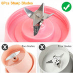 Portable Juicer Blender USB Rechargeable