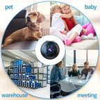Portable Mini Wireless WiFi Camera, Indoor/Outdoor Surveillance Security Hidden Nanny Cam with Night Vision