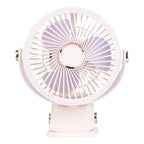 Portable Quiet Rechargeable Clip-On Fan