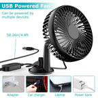 Portable Rotatable Car Cooling Fan