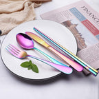 Travel Utensil Set - Stainless Steel