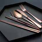 Travel Utensil Set - Stainless Steel