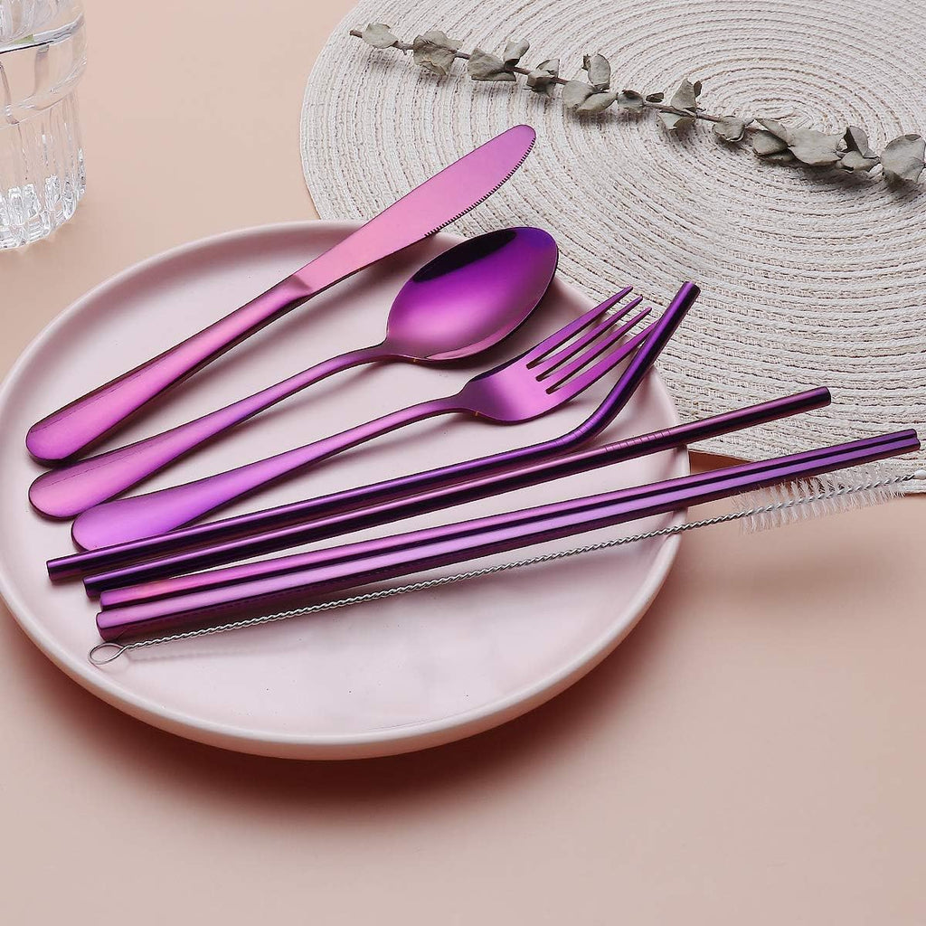 Travel Utensil Set - Stainless Steel