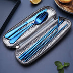 Travel Utensil Set - Stainless Steel