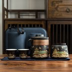 Portable Tea Ceremony in a Compact Form