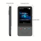 Portable Two-Way Language Translator with 138 Languages & 39 Voices