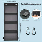 Portable USB Foldable Solar Panels