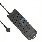 Power Strip Plug with 10-Outlets, 6 USB Ports and 2 USB-C