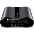 Powermaster 12000mAh Portable Charger with Dual USB Ports 3.1A Output