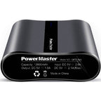 Powermaster 12000mAh Portable Charger with Dual USB Ports 3.1A Output