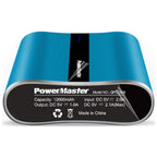 Powermaster 12000mAh Portable Charger with Dual USB Ports 3.1A Output