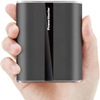 Powermaster 12000mAh Portable Charger with Dual USB Ports 3.1A Output
