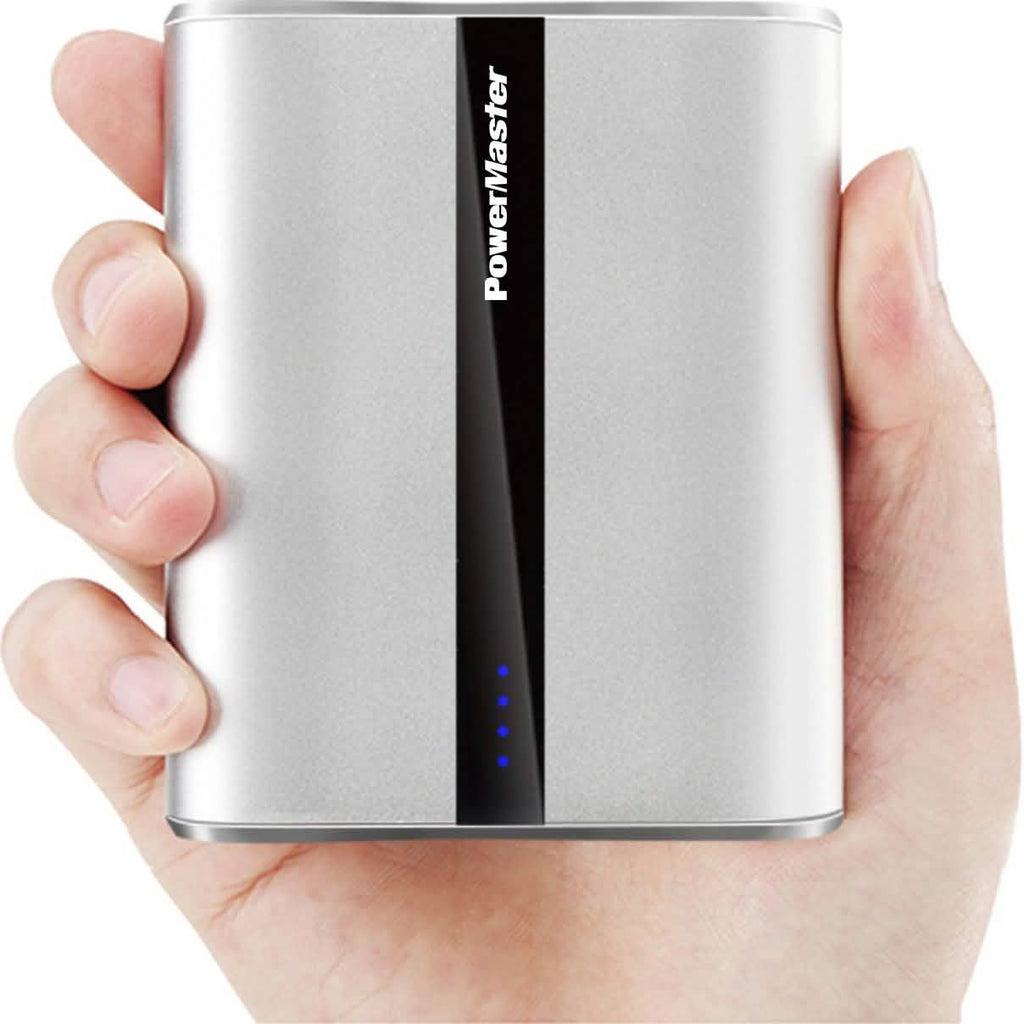 Powermaster 12000mAh Portable Charger with Dual USB Ports 3.1A Output