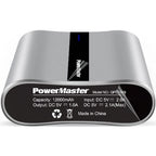 Powermaster 12000mAh Portable Charger with Dual USB Ports 3.1A Output