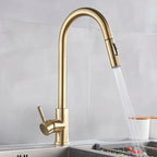 Practical and Elegant Kitchen Faucet with Pull-Out Function