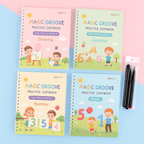 Practice Copybook Alphabet Number Drawing Math Workbook