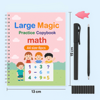 Practice Copybook Alphabet Number Drawing Math Workbook