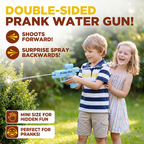 Prank Water Gun Kids Toy Double Sided Splash Shooter