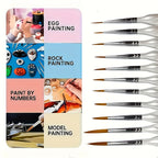Precision Detail Brush – Ideal for Precise Painting and Detailed Artwork