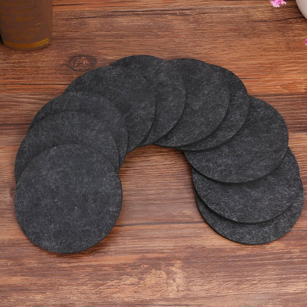 Classic Felt Coaster Set with Holder