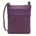 Premium Leather Organizer Purse Women's Handbag Travel Bag