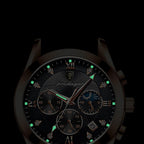 Men's Analog Leather Band Watch