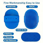 Premium Pet Grooming Brush with Adjustable Ring Handle