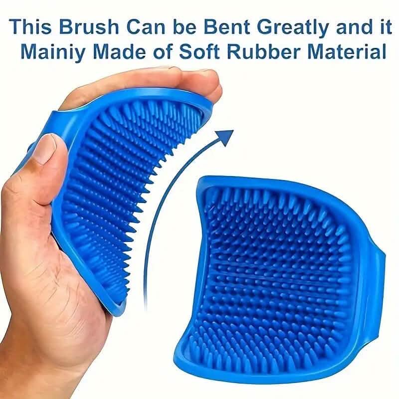Premium Pet Grooming Brush with Adjustable Ring Handle