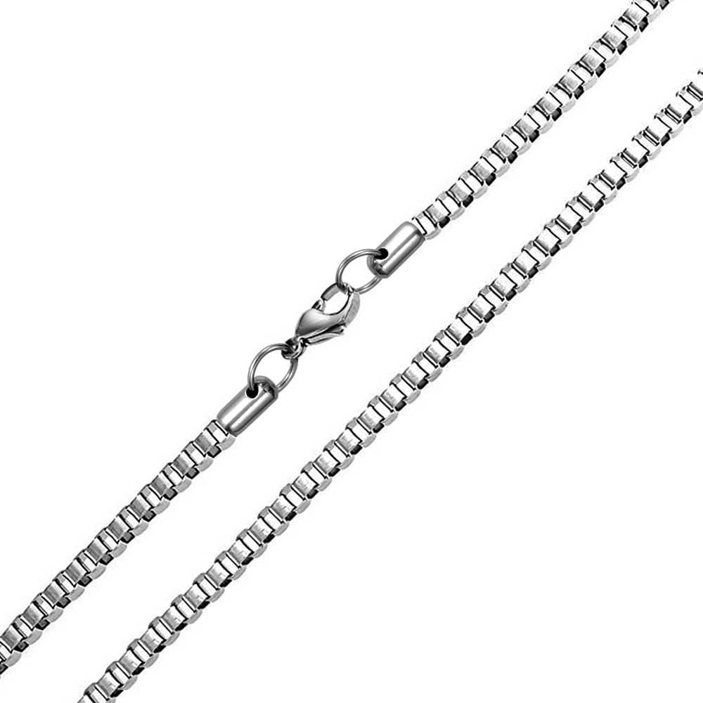 Italian Sterling Silver Necklace — 4 Chain Styles
