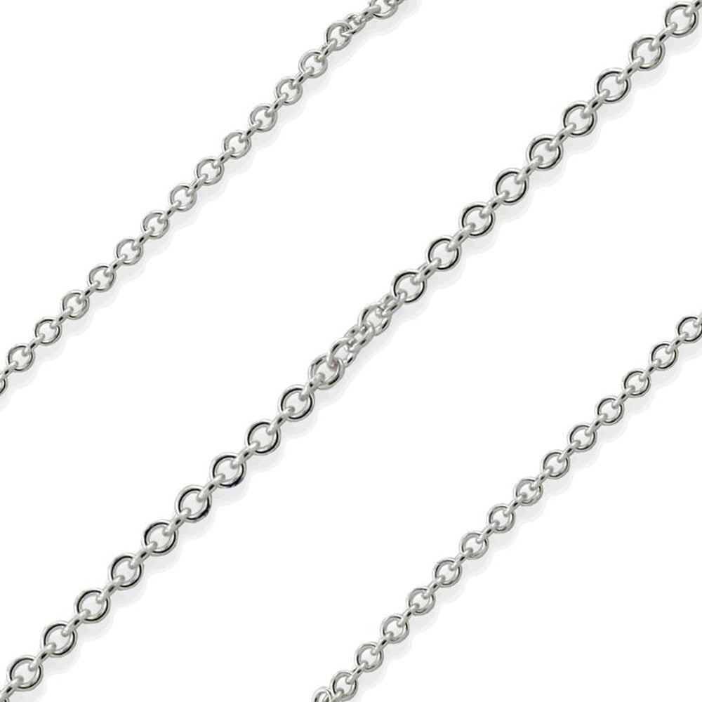 Italian Sterling Silver Necklace — 4 Chain Styles
