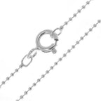 Italian Sterling Silver Necklace — 4 Chain Styles