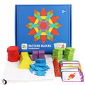 Colorful Wooden Puzzle Set