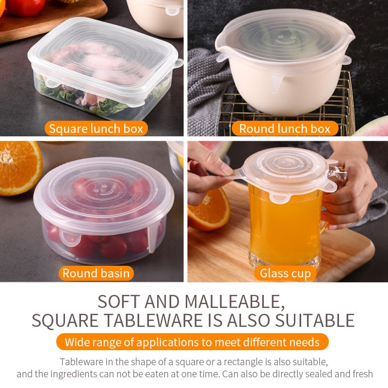Silicon Stretch Lids