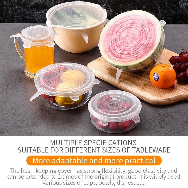 Silicon Stretch Lids
