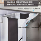 Wall Mounted Folding Garbage Bin