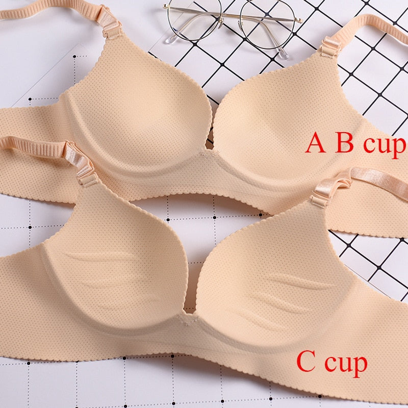 Women's Seamless Push-Up Wire Free Bra