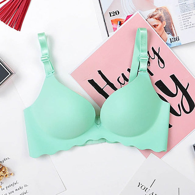 Women's Seamless Push-Up Wire Free Bra