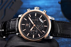 Luxury Men's Business Watches Fashion Watch Waterproof For Men's Casual Sport Leather Strap
