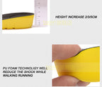 Height Increasing Orthopedic Shock Absorption Insoles