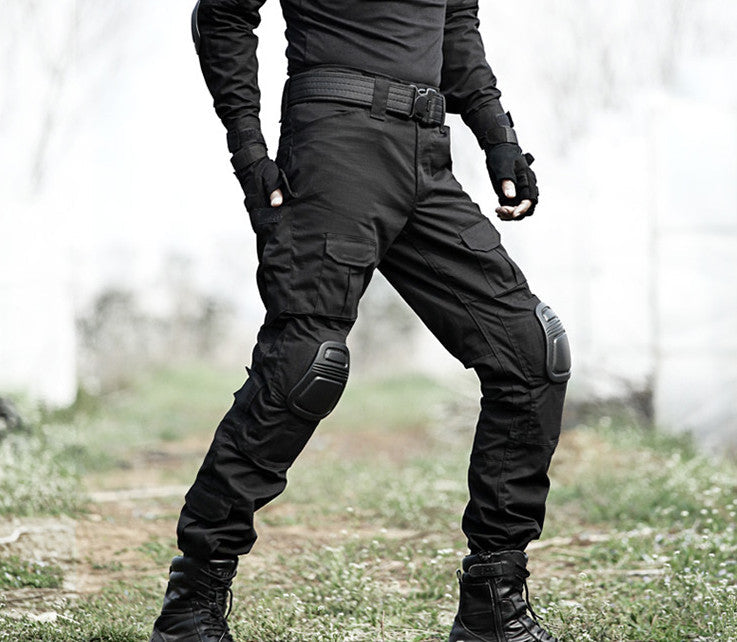 Tactical Military Camouflage Cargo Pants with Knee Pads