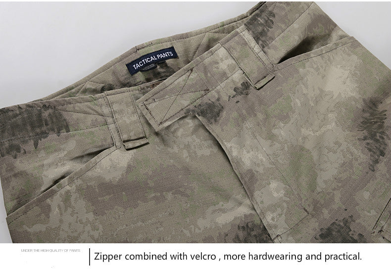 Tactical Military Camouflage Cargo Pants with Knee Pads