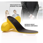 Height Increasing Orthopedic Shock Absorption Insoles