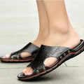 Men's Vintage Genuine Cow Leather Beach Sandals