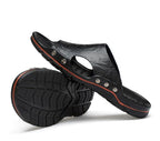 Men's Vintage Genuine Cow Leather Beach Sandals