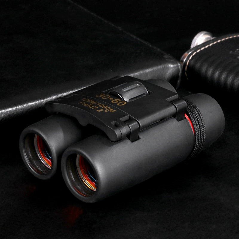 Folding Binoculars 30x60 1000mHD Optics Zoom with Low Light Night Vision